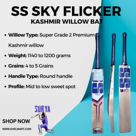 SS Sky Flicker Kashmir Willow Cricket Bat