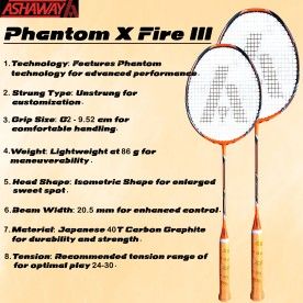 Ashaway phantom x fire 3