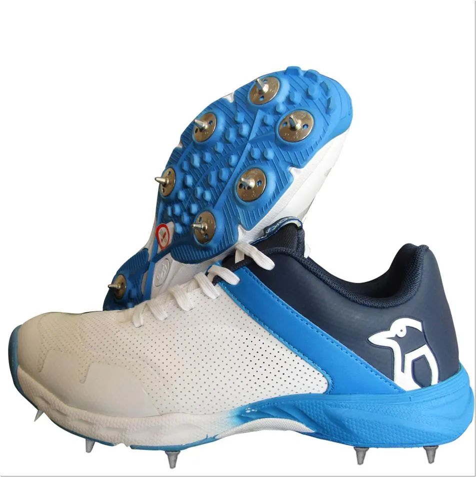 Adidas Mens Crihase Stud Cricket Shoes FTW White Pul Blue Aciyel