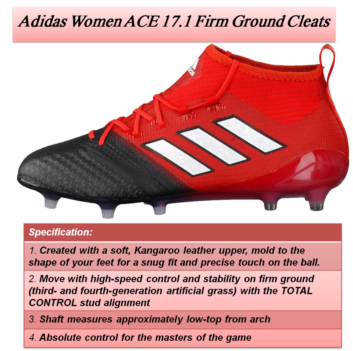 Adidas_Women_ACE_17.1_Firm_Ground_Cleats_Khelmart