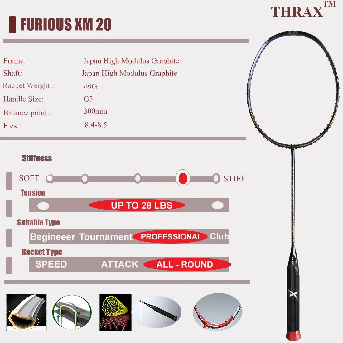 Thrax_Furious_XM_20_Badminton_Racket_Specification_AB