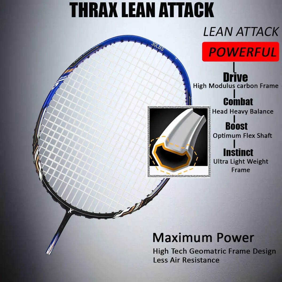 Thrax_Ultra_Strong_79_HG_Badminton_Racket_Lean_Attack_Technology
