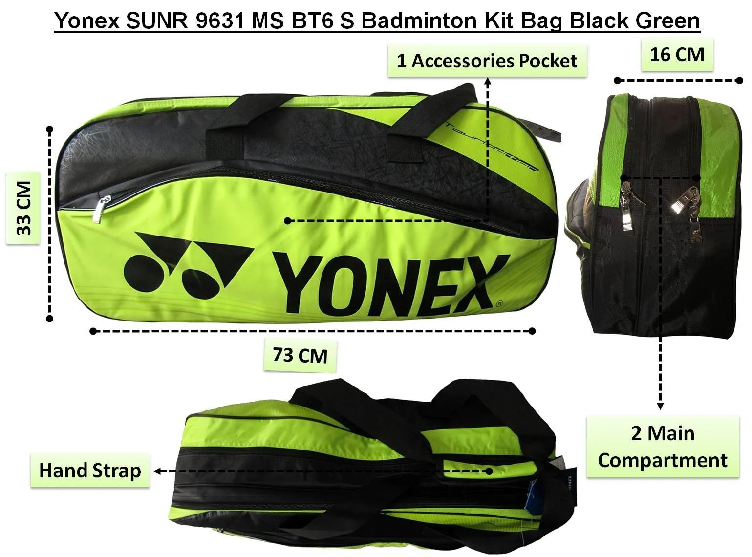 Yonex_SUNR_9631_MS_BT6_S_Badminton_Kit_Bag_Black_Green