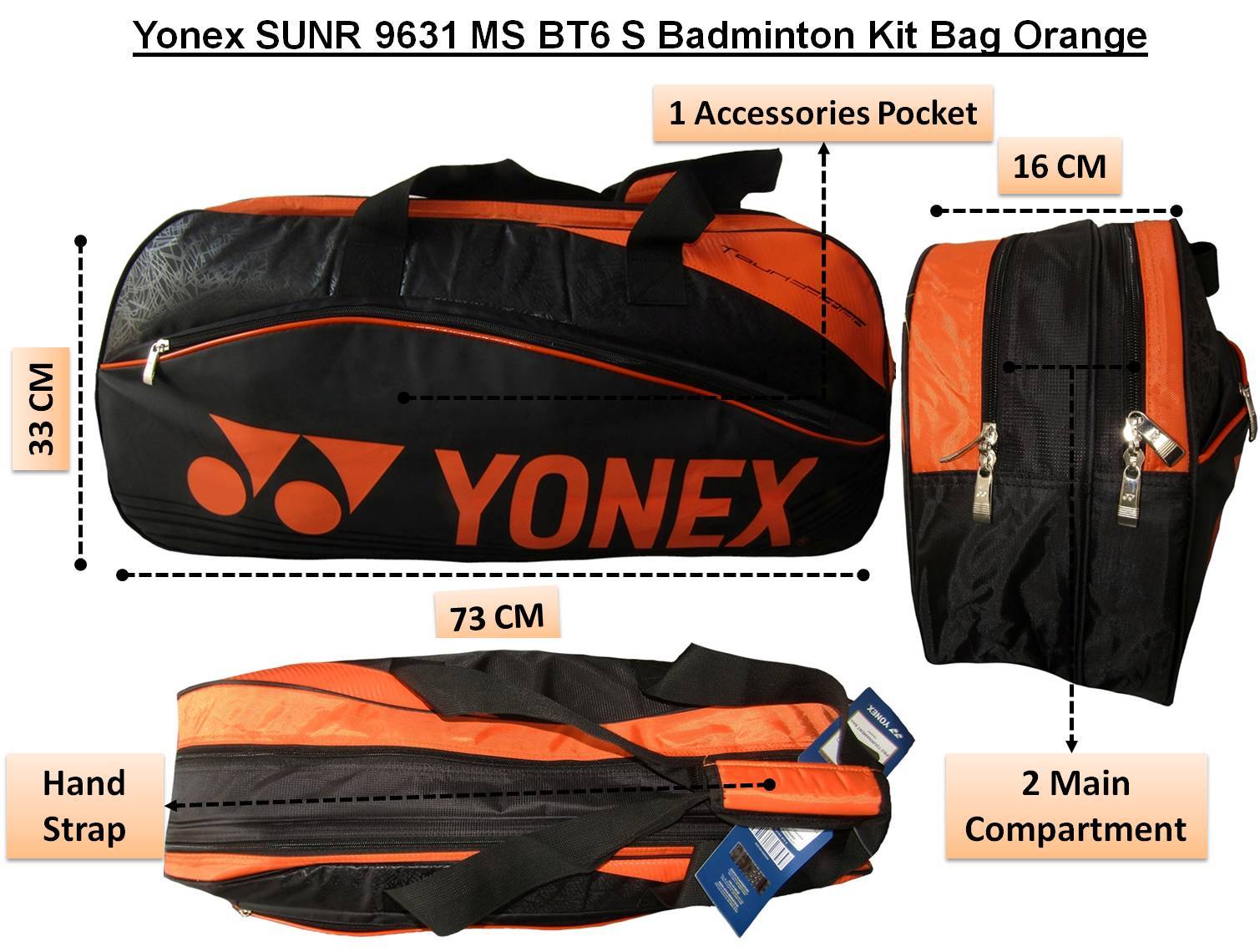 Yonex_SUNR_9631_MS_BT6_S_Badminton_Kit_Bag_Orange