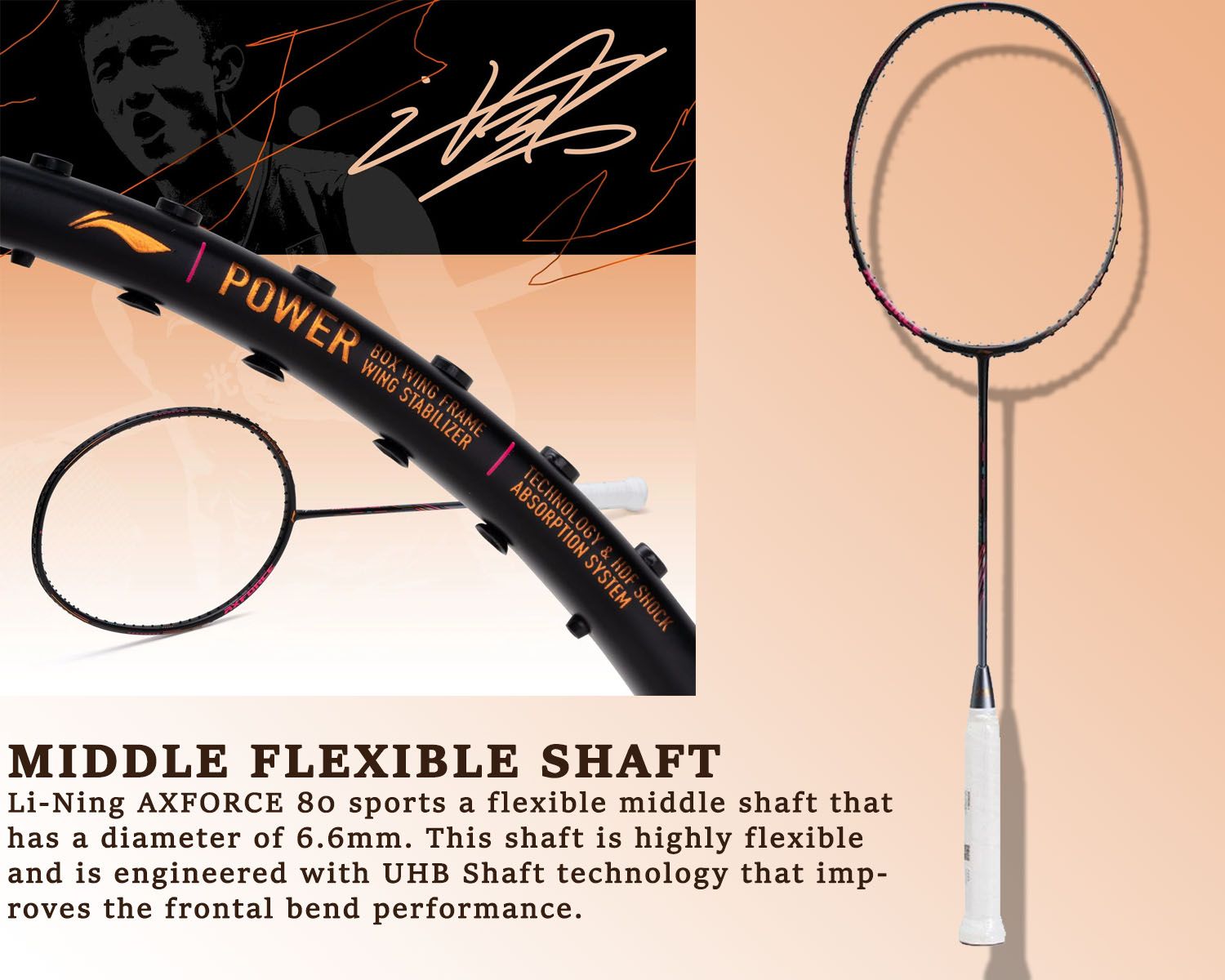 Li Ning AXForce 90 Badminton Racket