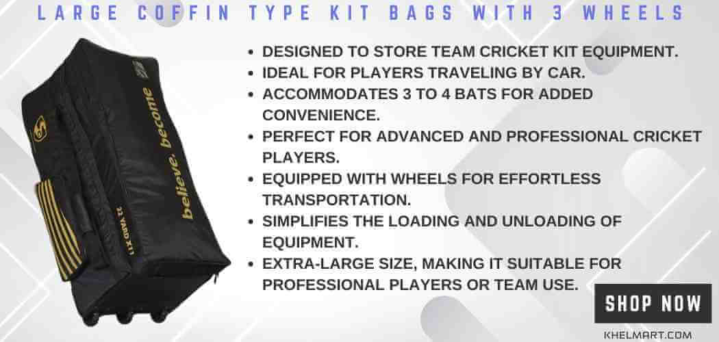 large size cricket kit bags